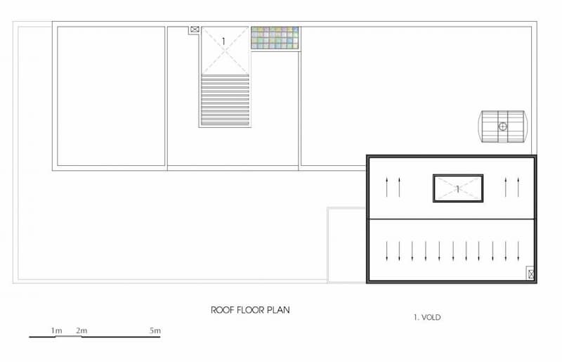 Mặt bằng tầng mái
