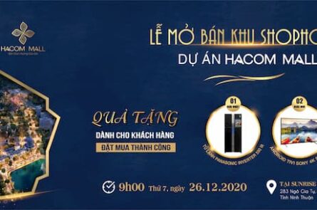Mở bán chính thức dự án hacom mall ninh thuận