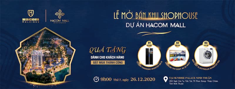 Mở bán chính thức dự án hacom mall ninh thuận