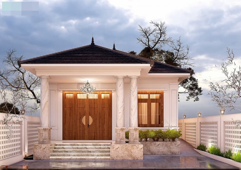 Biệt thự nhà vườn cấp 4 đẹp