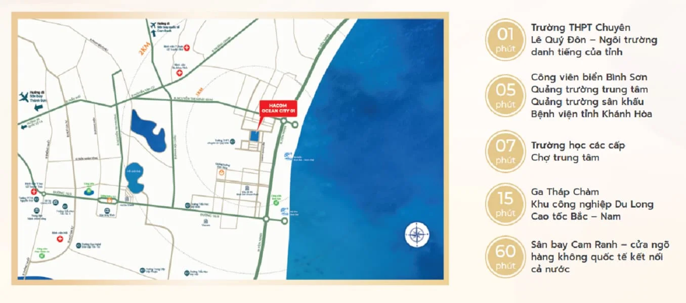 VỊ TRÍ DỰ ÁN HACOM OCEAN CITY