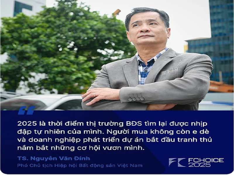 TS. Nguyễn Văn Đính: Bất động sản 2025 tăng trưởng đáng kinh ngạc