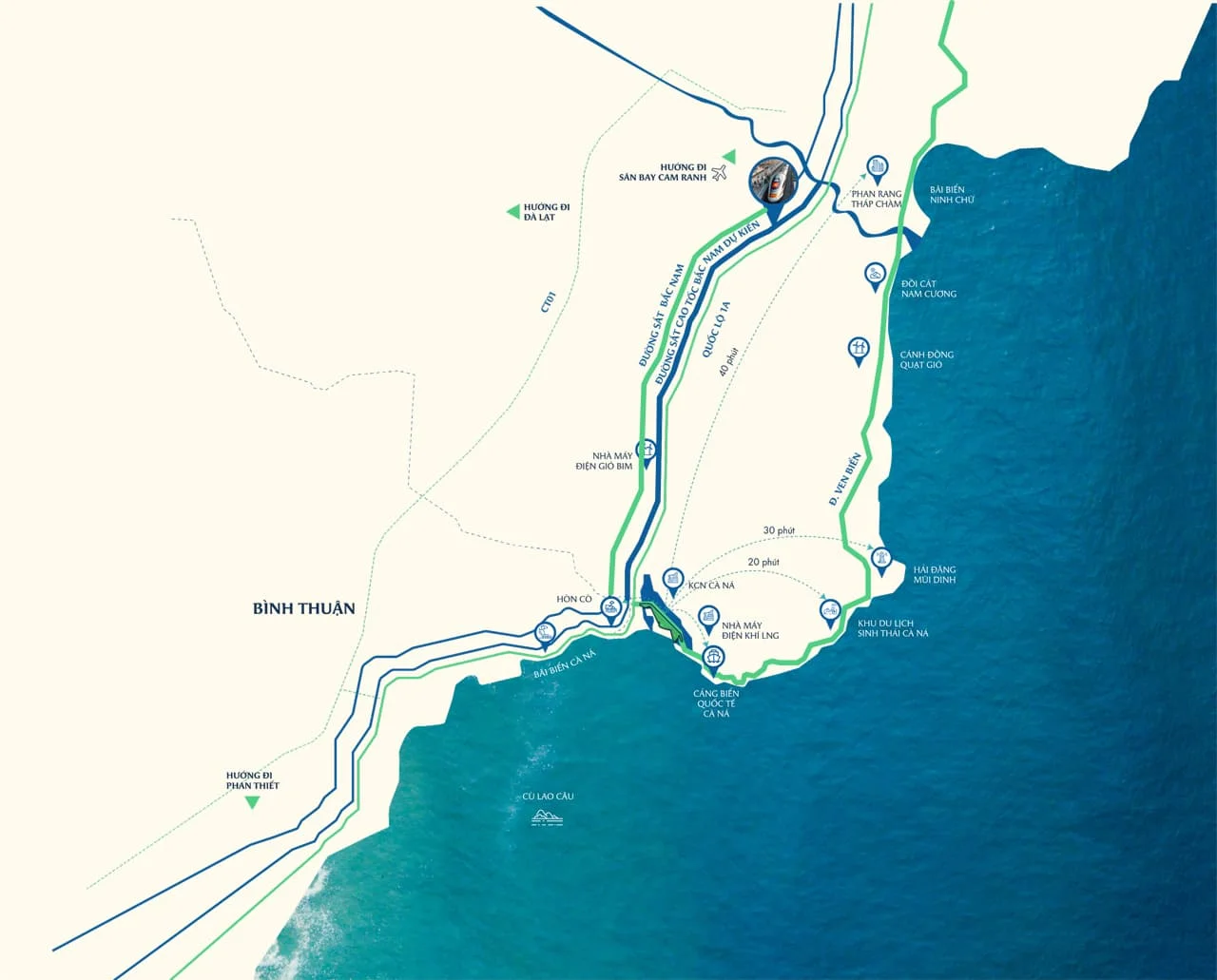 vị trí dự án cà ná