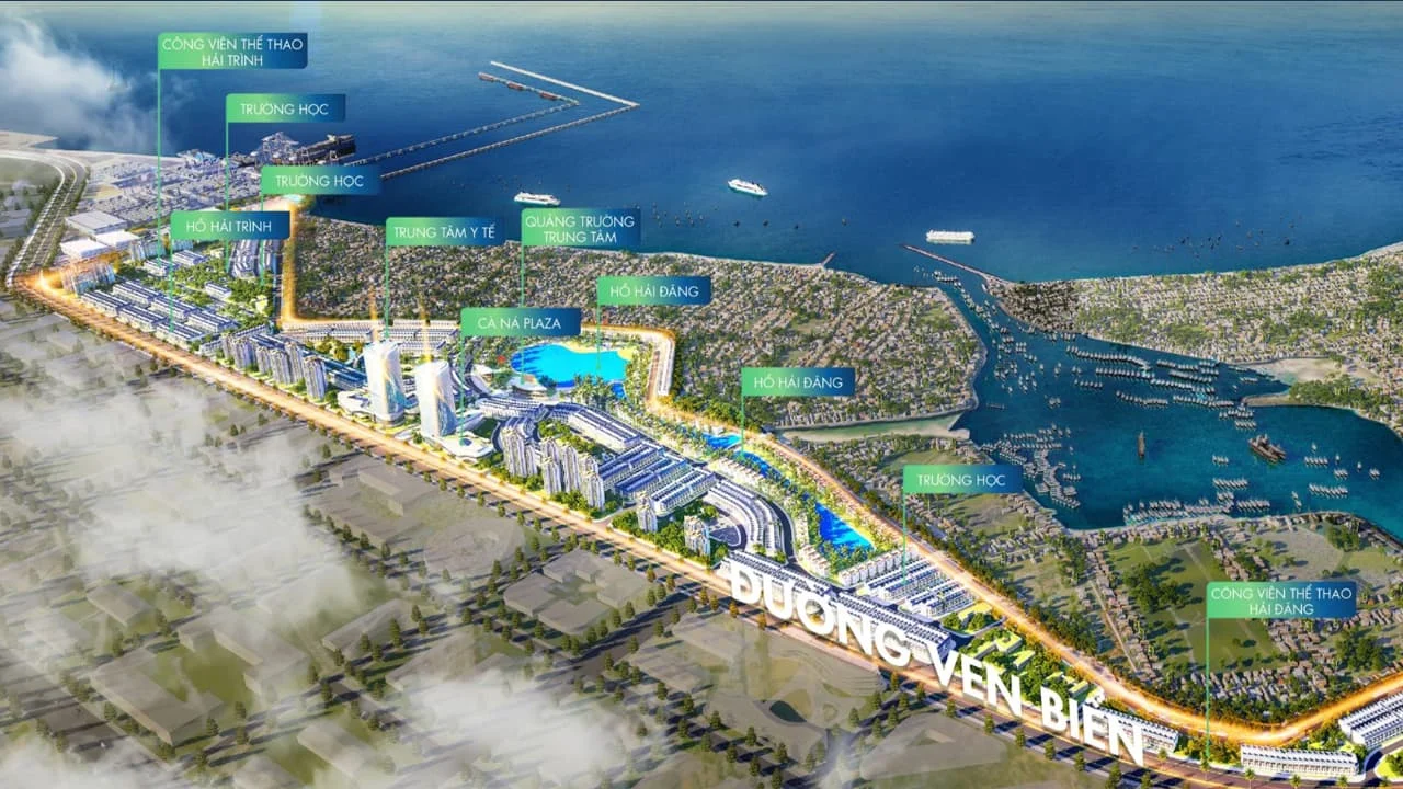 mặt bằng dự án cà ná