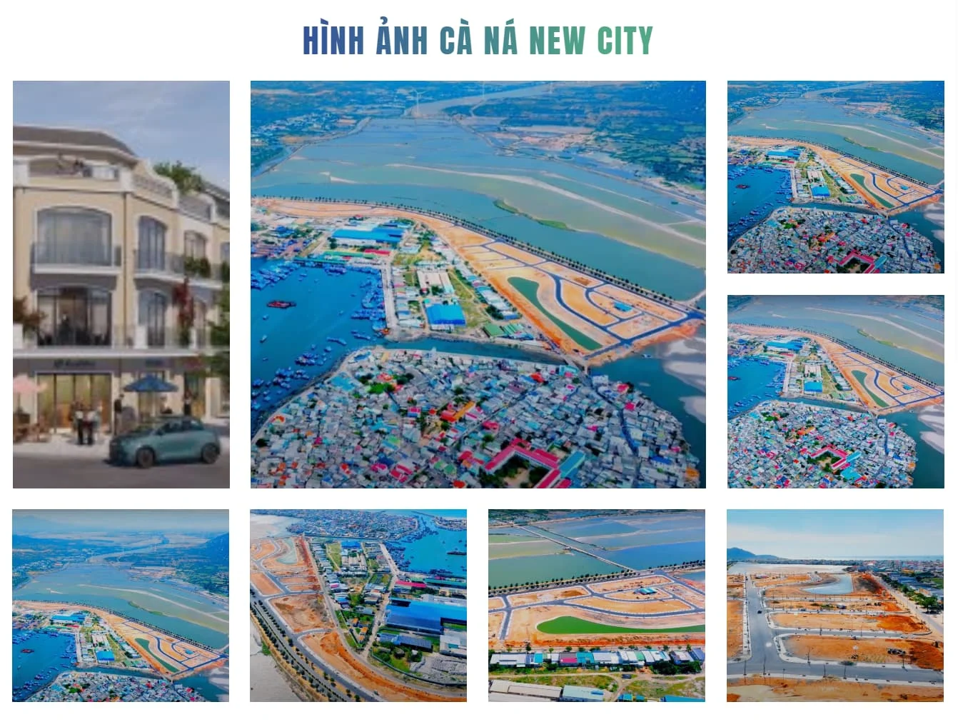 tổng hợp hình ảnh dự án cà ná new city