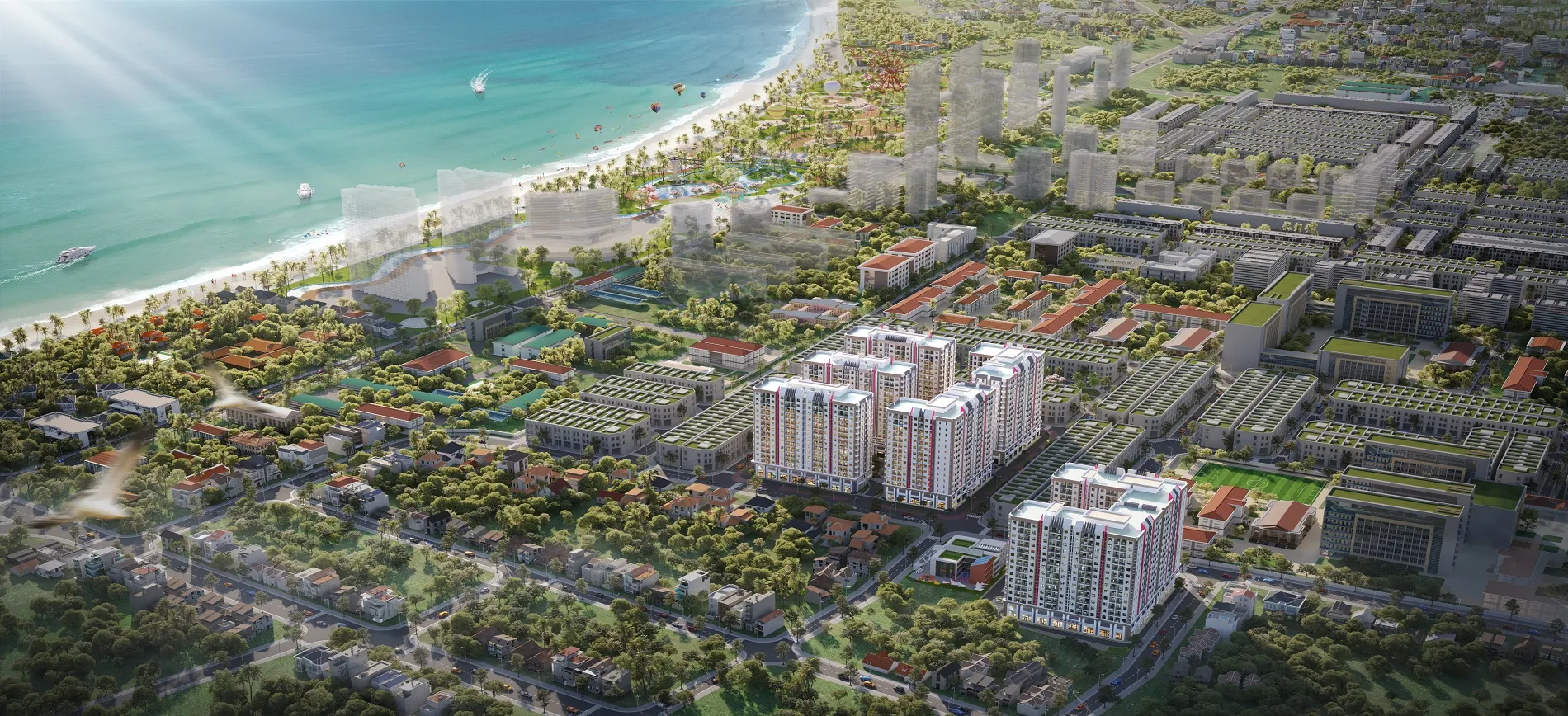 vị trí dự án hacom ocean city