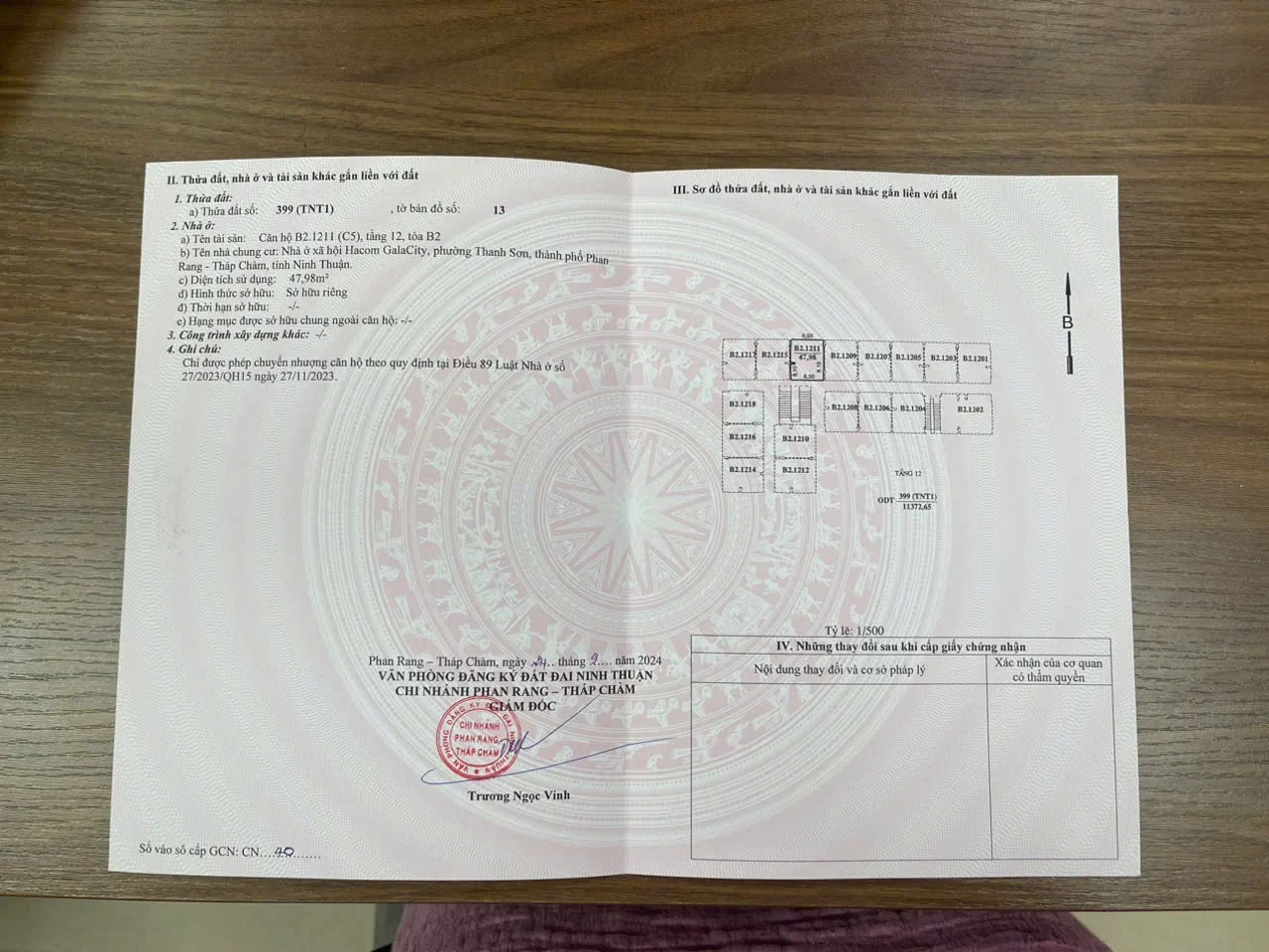 CHUNG CƯ HACOM GALACITY NINH THUẬN BÁN 2 PHÒNG FULL NỘI THẤT