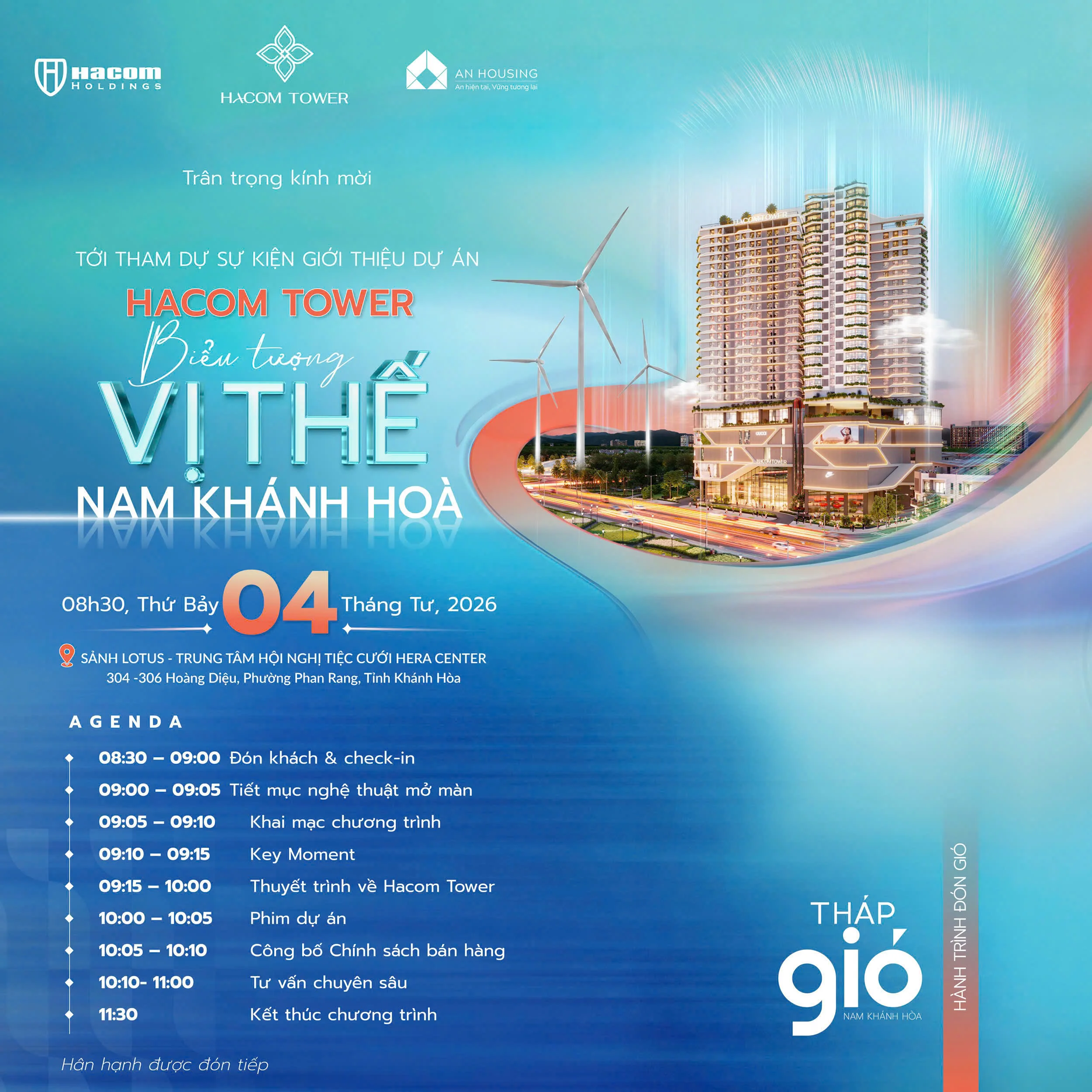 Căn hộ hacom tower ninh thuận giá rẻ nhất từ chủ đầu tư hacom bán ra