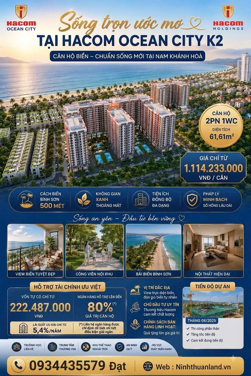 Hacom Ocean City Phường Đông Hải Khánh Hòa